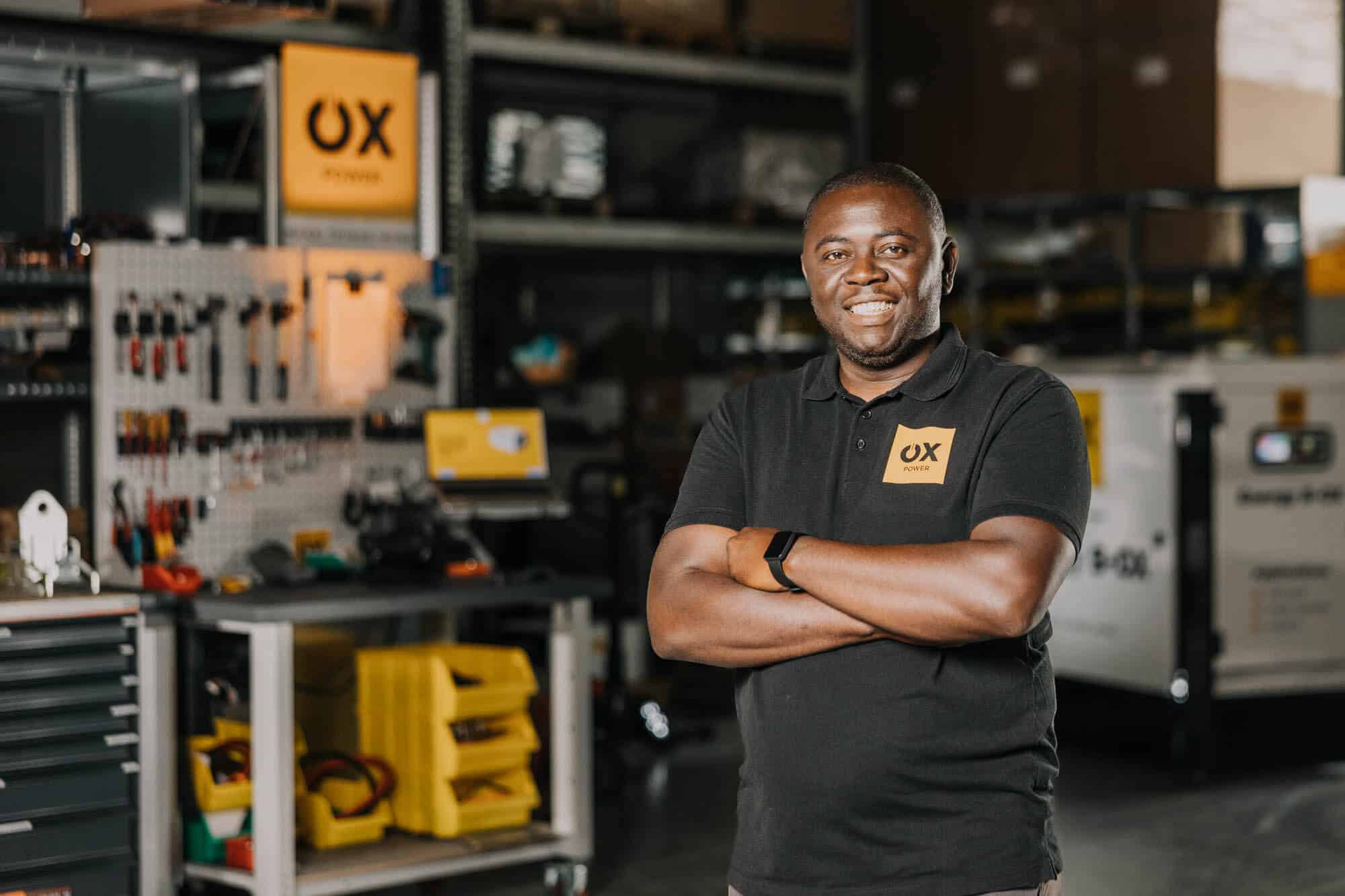 Foto van Glemens Lugard hij is assemblage technicus
