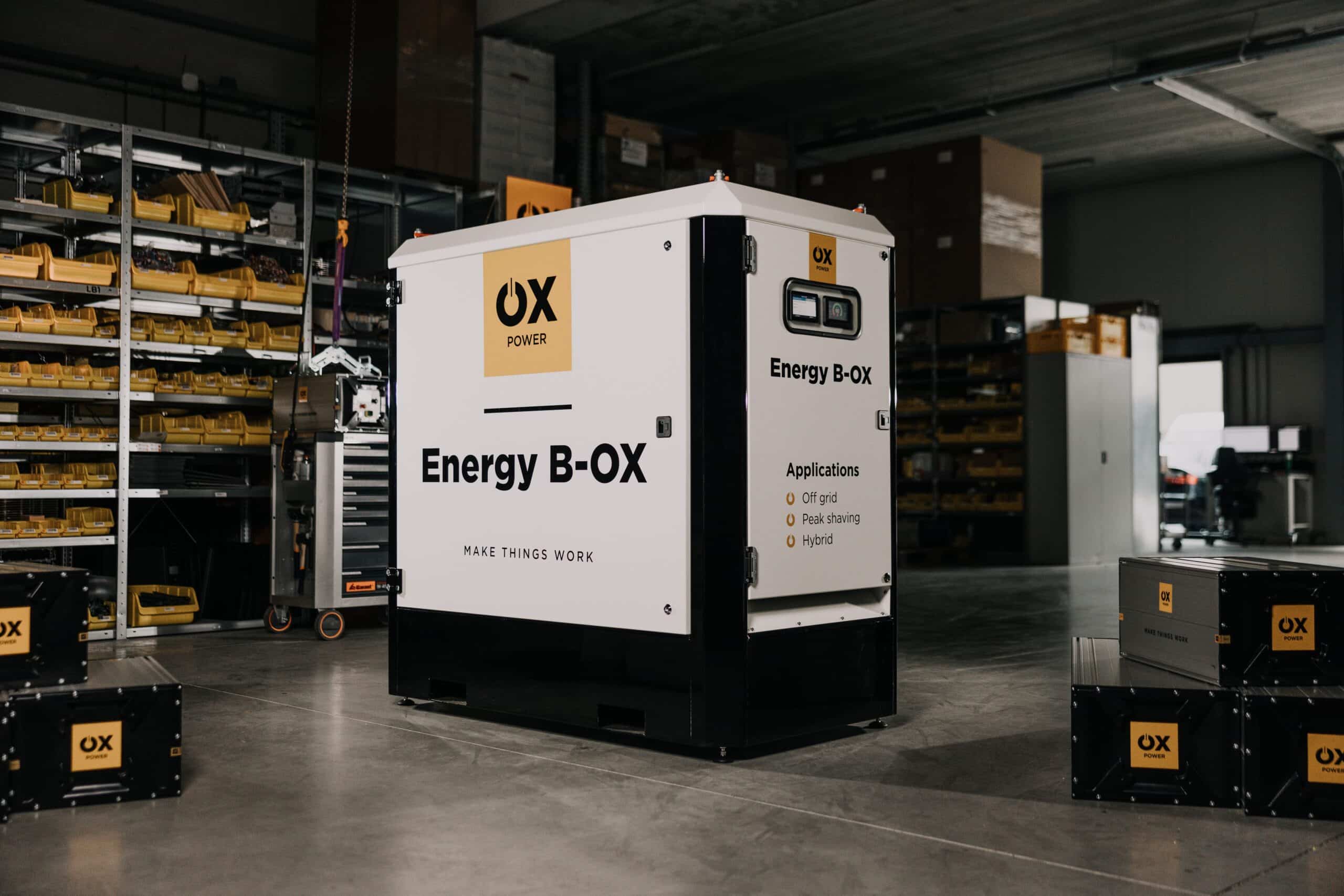 Foto van Energy B-OX in werkplaats