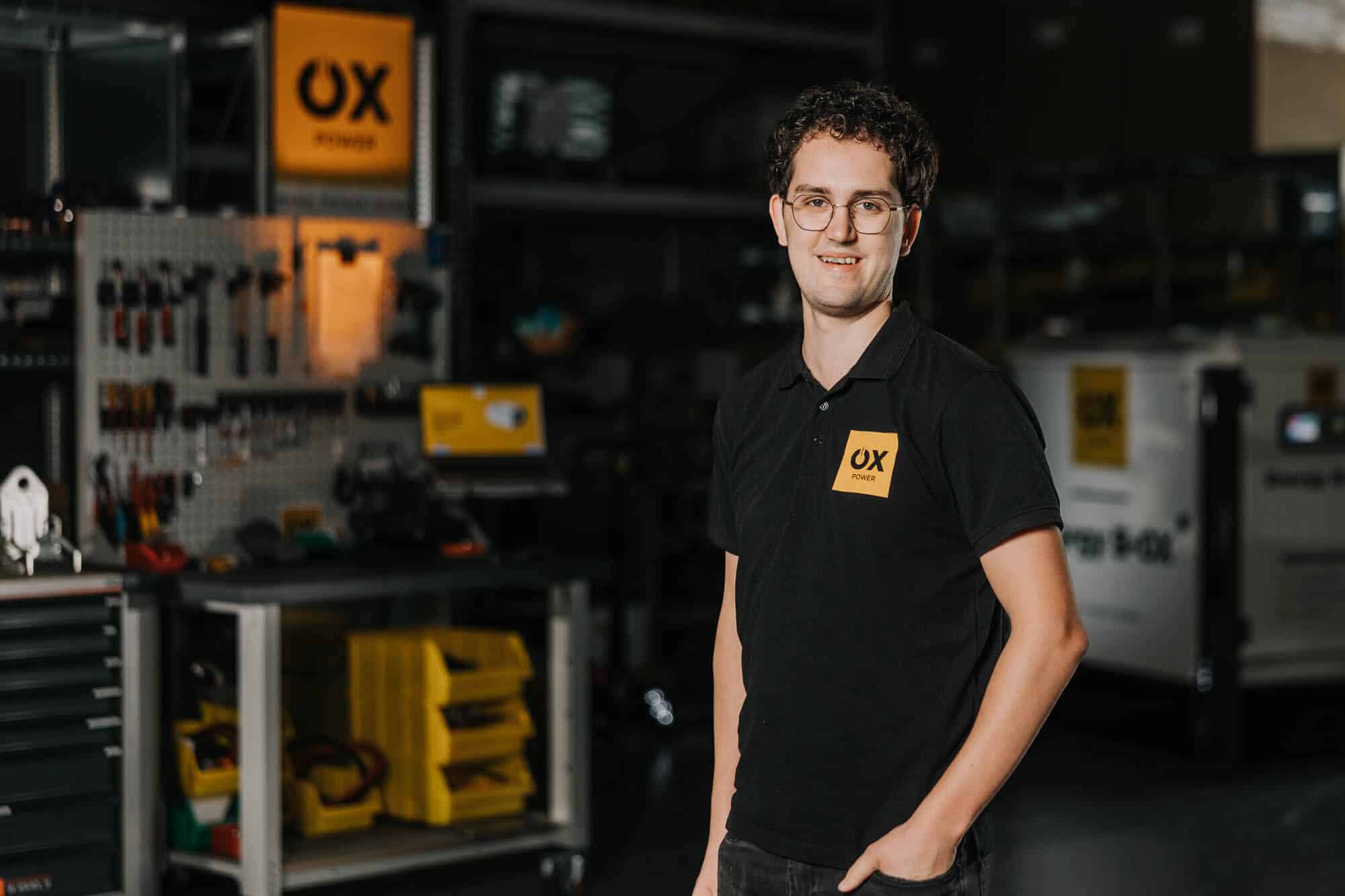 Foto van Hendri Methorst hij is assemblage technicus