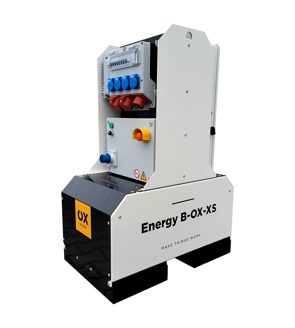 De Energy B-OX XS vrijstaand zijaanzicht