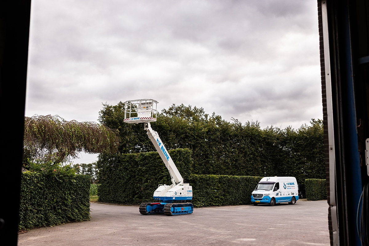 De elektrische hoogwerker van v/d Brink, geëlektrificeerd door OX Power en Ingenias Engineering