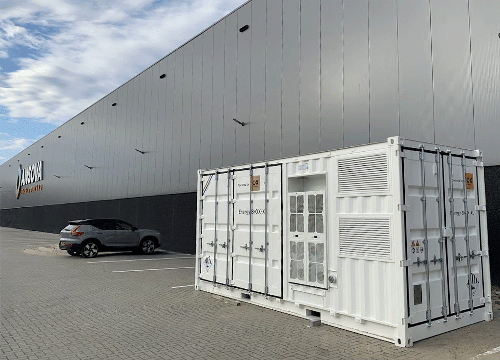 De Energy B-OX XL in gebruik gefotografeerd bij Ansova in Wehl