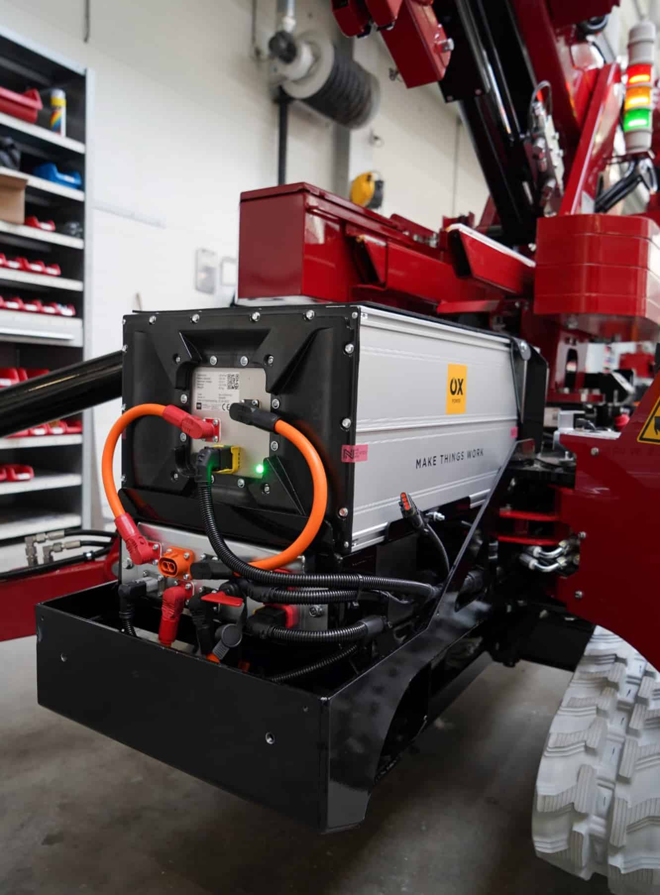 OX Batterij in Hoeflon kraan c1